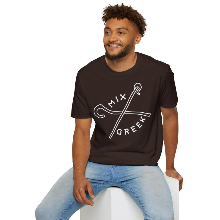 Dark Greek Graphic Tee – Bold Urban Streetwear Design