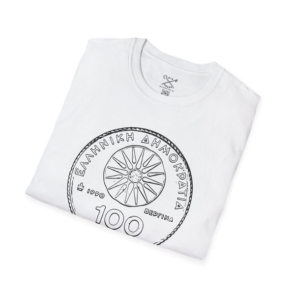 100 DRAHMS - Greek inspired clothing by MixGreek T-Shirt Greeks of the world