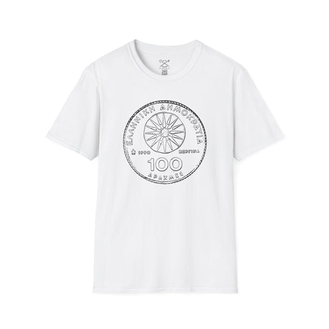 100 DRAHMS - Greek inspired clothing by MixGreek T-Shirt Greeks of the world