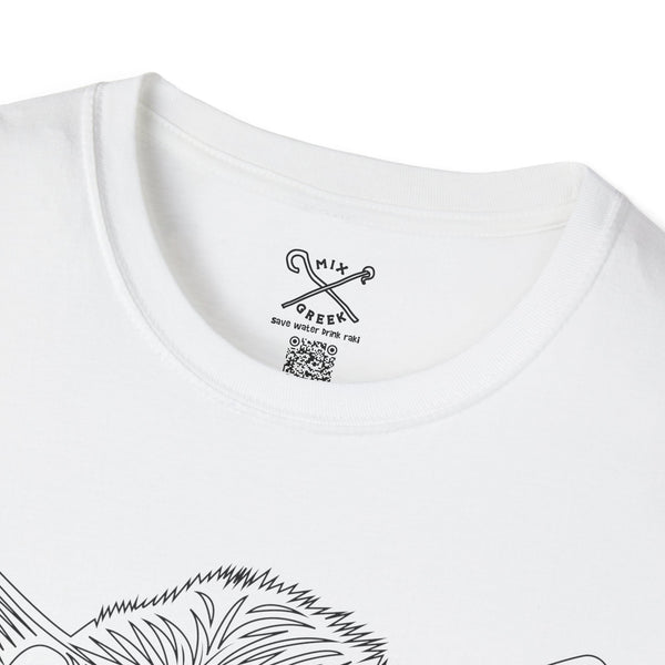 Goat Graphic T-Shirt – Bold Animal Art Streetwear Tee