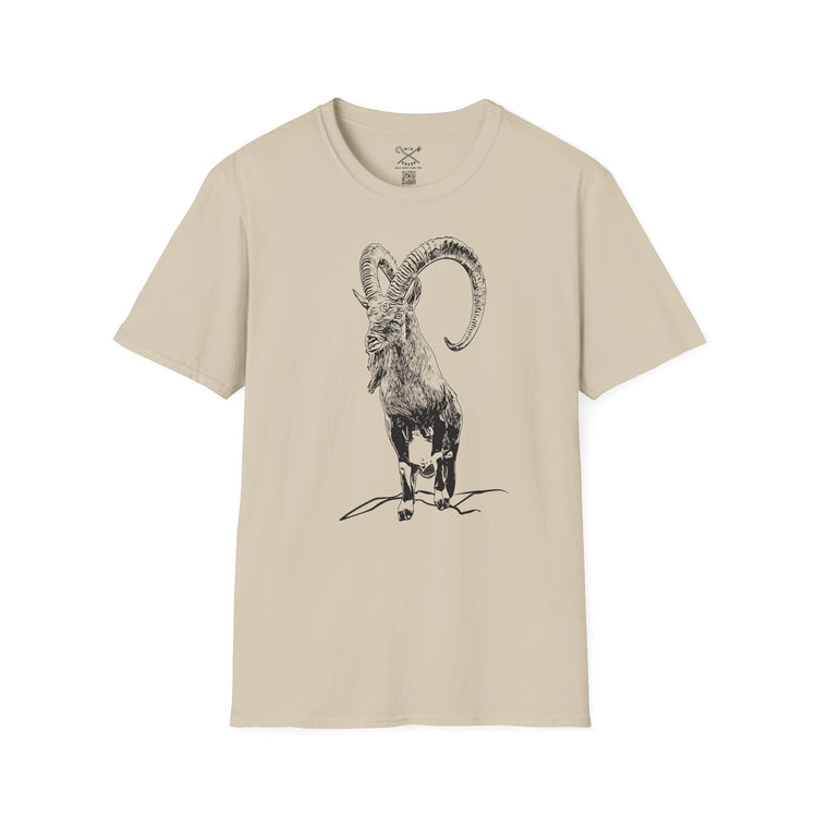 The Krikri graphic tee featuring a bold illustration of the iconic Kri-Kri goat on a T-shirt.