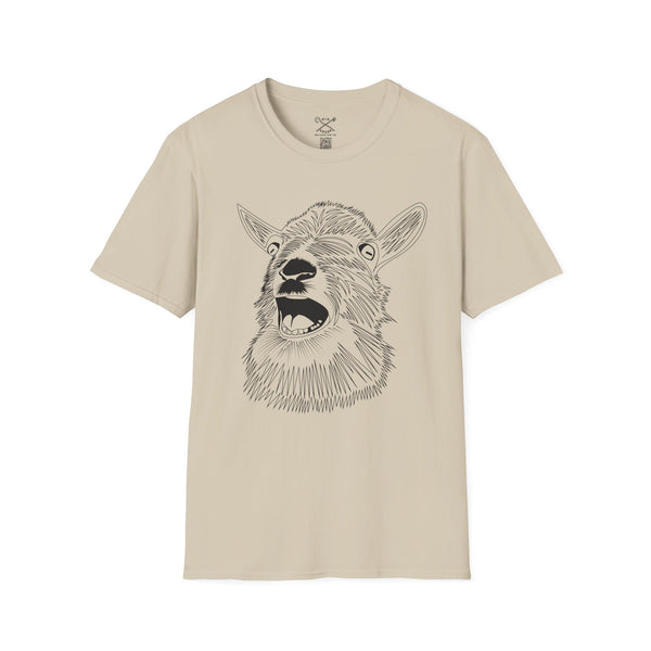 Goat Graphic T-Shirt – Bold Animal Art Streetwear Tee