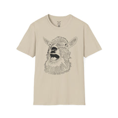 Goat Graphic T-Shirt – Bold Animal Art Streetwear Tee