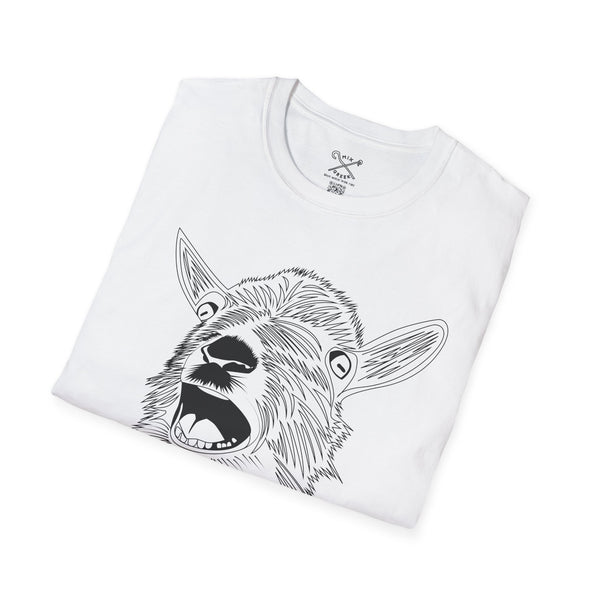 Goat Graphic T-Shirt – Bold Animal Art Streetwear Tee