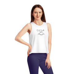 Mix Greek Cropped Tank Top