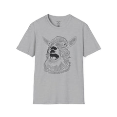 Goat Graphic T-Shirt – Bold Animal Art Streetwear Tee