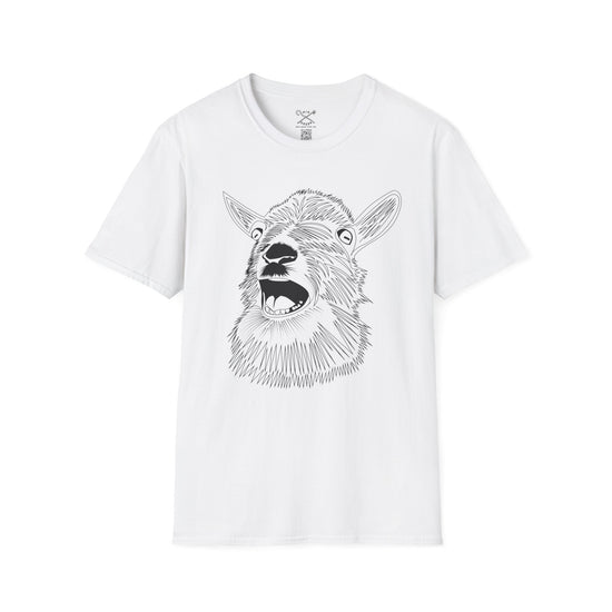 Goat Graphic T-Shirt – Bold Animal Art Streetwear Tee