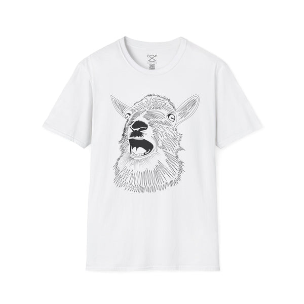 Goat Graphic T-Shirt – Bold Animal Art Streetwear Tee