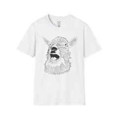 Goat Graphic T-Shirt – Bold Animal Art Streetwear Tee