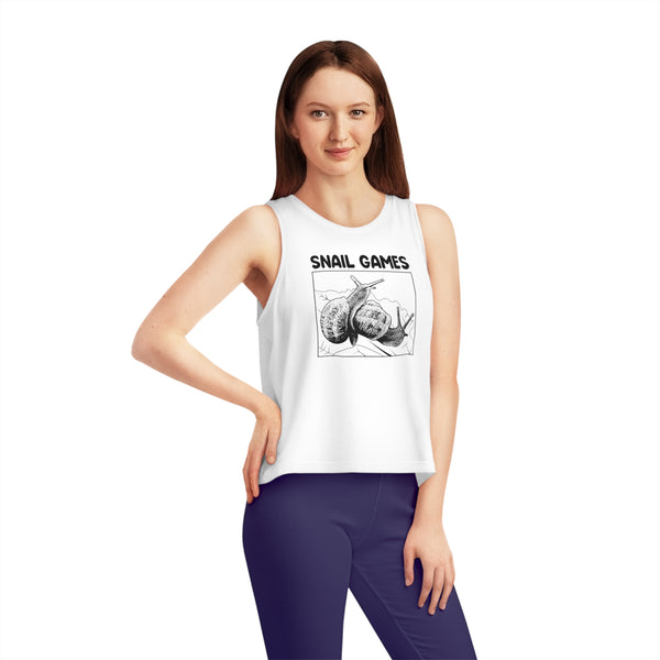 Snail Games Cropped Tank Top