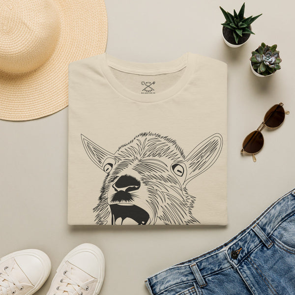 Goat Graphic T-Shirt – Bold Animal Art Streetwear Tee