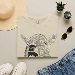 Goat Graphic T-Shirt – Bold Animal Art Streetwear Tee