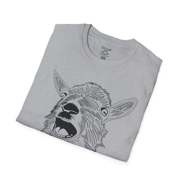 Goat Graphic T-Shirt – Bold Animal Art Streetwear Tee