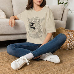 Goat Graphic T-Shirt – Bold Animal Art Streetwear Tee