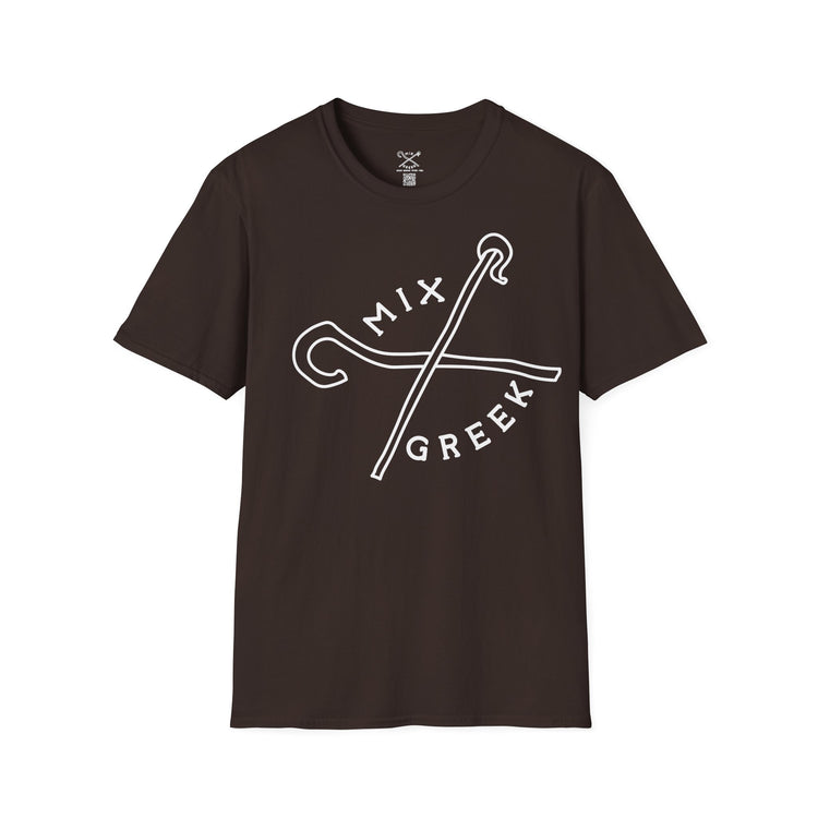 Dark Greek Graphic Tee – Bold Urban Streetwear Design