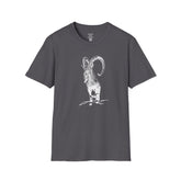 The Krikri Dark Shirt featuring a graphic of the iconic Kri-Kri goat on a black tee.