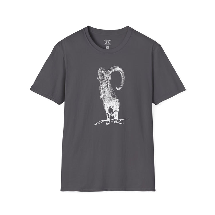 The Krikri Dark Shirt featuring a graphic of the iconic Kri-Kri goat on a black tee.