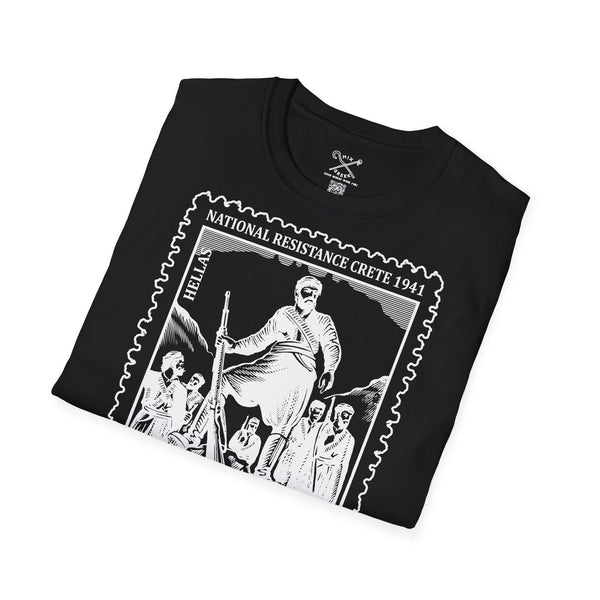 Antartes on black - Greek inspired clothing by MixGreek T-Shirt Greeks of the world