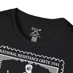 Antartes on black - Greek inspired clothing by MixGreek T-Shirt Greeks of the world