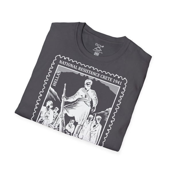 Antartes on black - Greek inspired clothing by MixGreek T-Shirt Greeks of the world