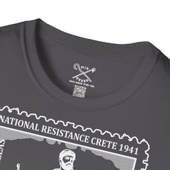 Antartes on black - Greek inspired clothing by MixGreek T-Shirt Greeks of the world