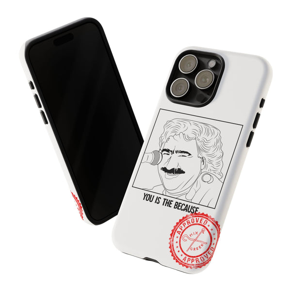 MANIAC: YOU IS THE BECAUSE - Greek inspired clothing by MixGreek Phone Case Greeks of the world