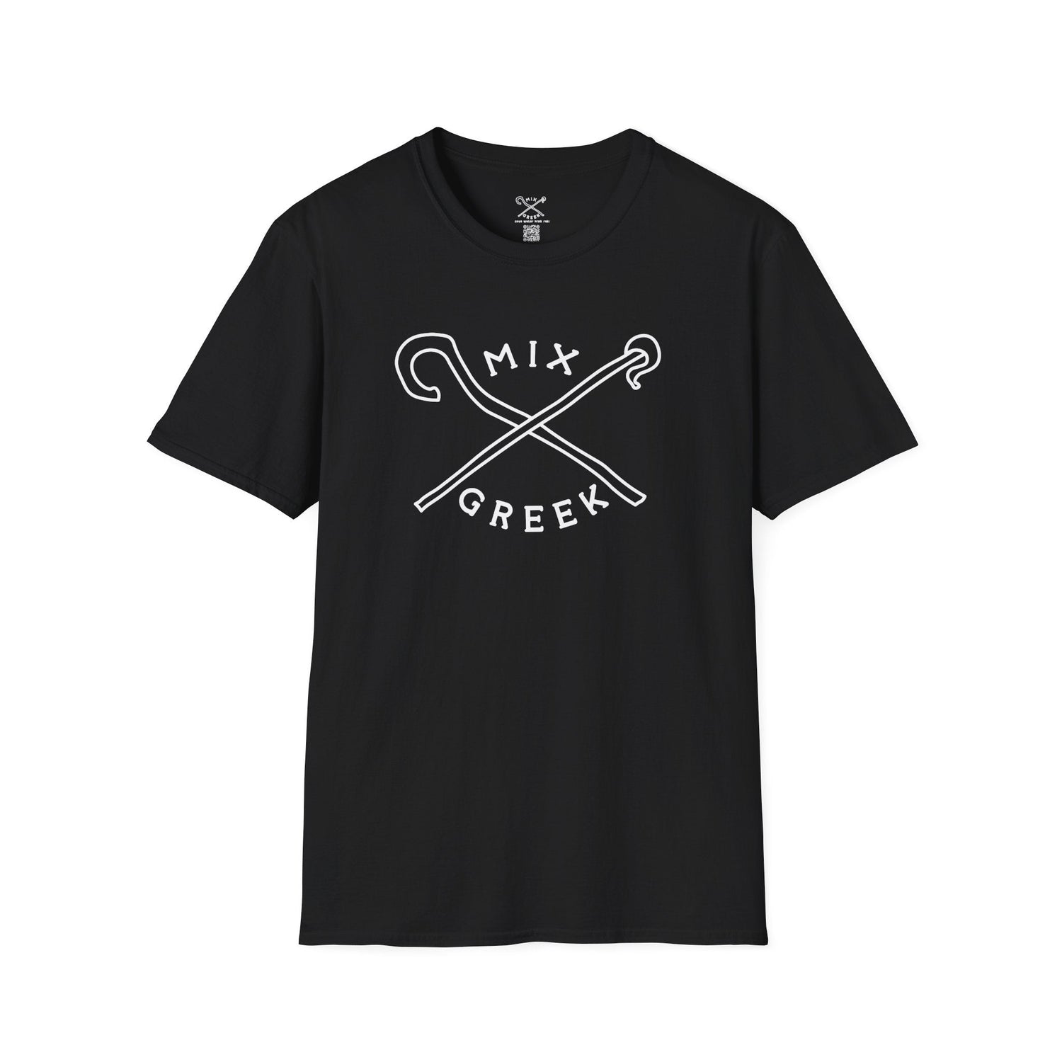 Dark Greek Graphic Tee – Bold Urban Streetwear Design
