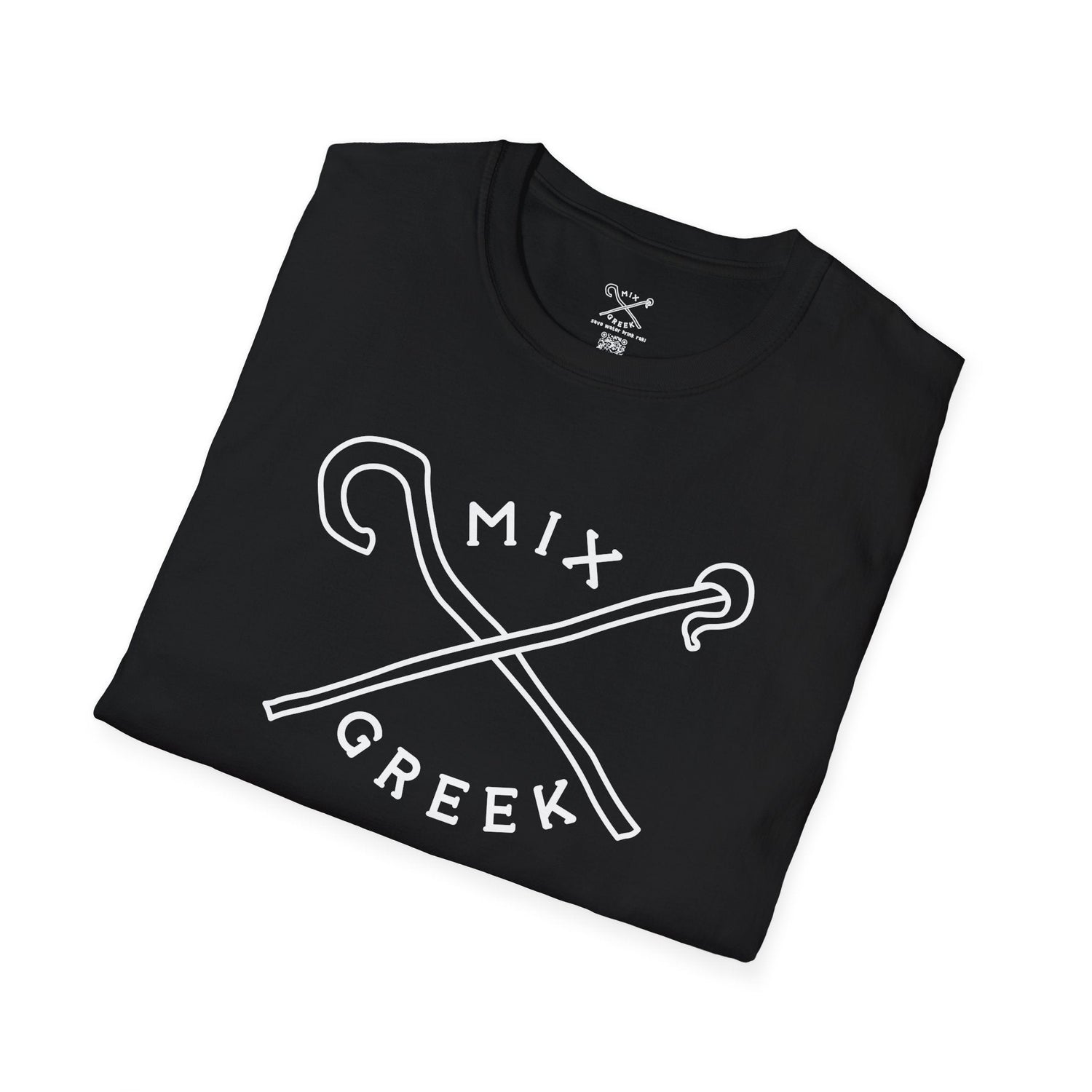 Dark Greek Graphic Tee – Bold Urban Streetwear Design