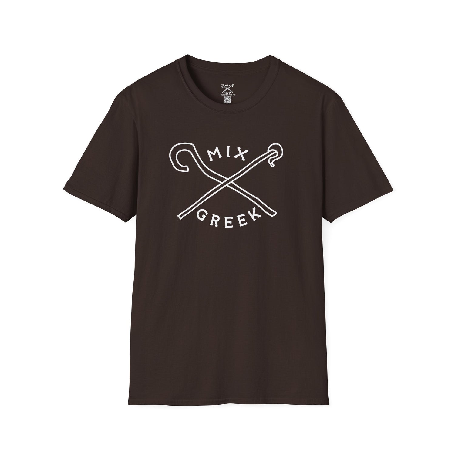 Dark Greek Graphic Tee – Bold Urban Streetwear Design