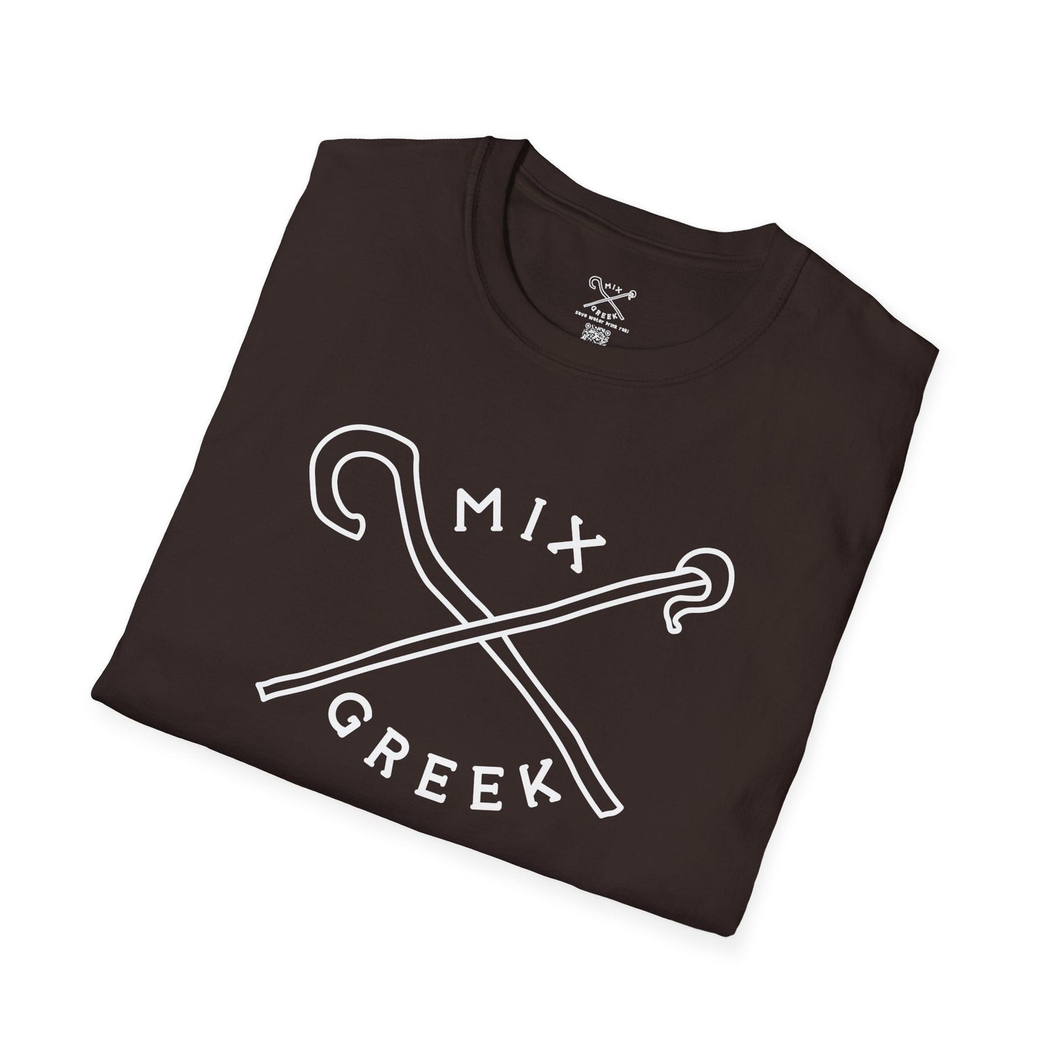 Dark Greek Graphic Tee – Bold Urban Streetwear Design