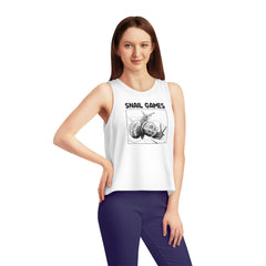 Snail Games Cropped Tank Top - Greek inspired clothing by MixGreek Tank Top Greeks of the world