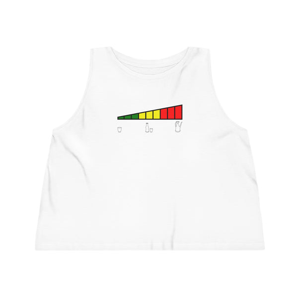 Thirst O Meter Cropped Tank Top - Greek inspired clothing by MixGreek Tank Top Greeks of the world