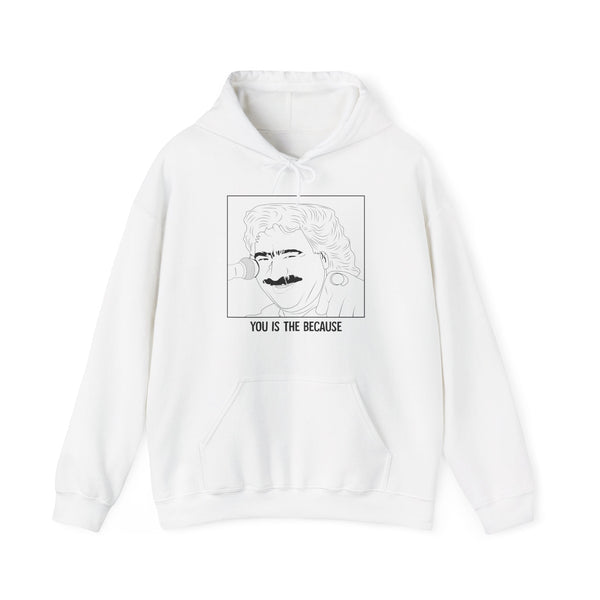 You is the because - Greek inspired clothing by MixGreek Hoodie Greeks of the world