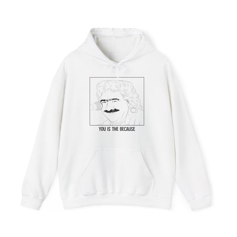 You is the because - Greek inspired clothing by MixGreek Hoodie Greeks of the world